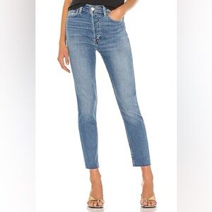 Re/Done 90s High Rise Ankle Crop Jeans 24